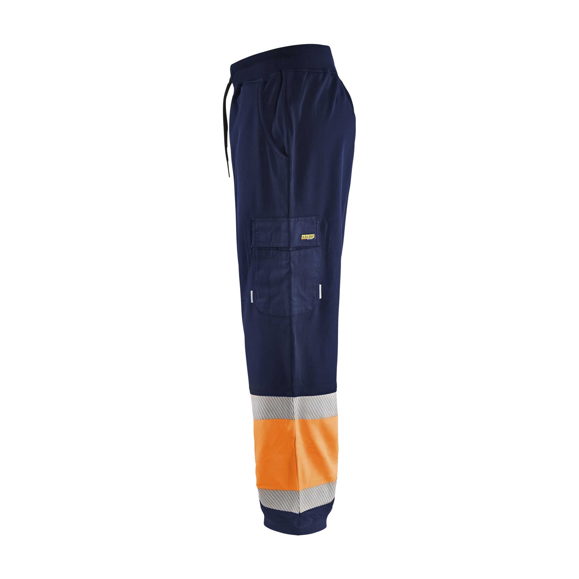 BLAKLADER 15492526 | Hi Vis sweatshirt trousers Hi Vis Reflective Work Trousers Men - Pique Fleece